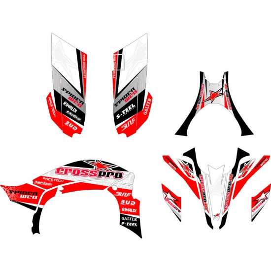 Kit Autocolantes Crosspro Yamaha Yfz 450r