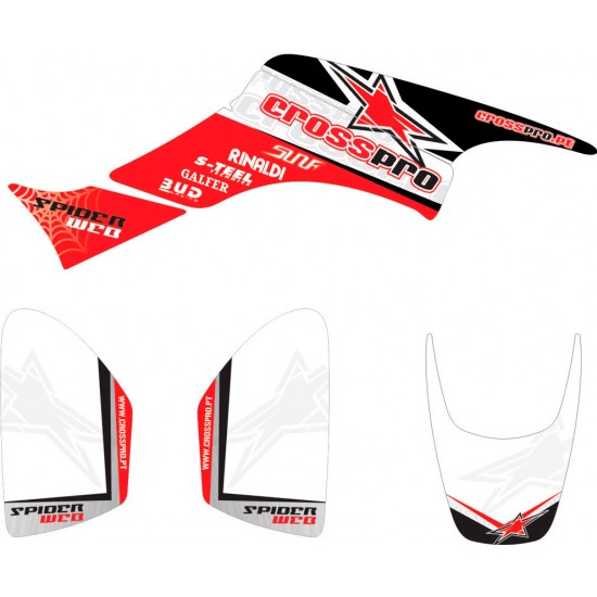 Kit Autocolantes Crosspro Honda Trx 400