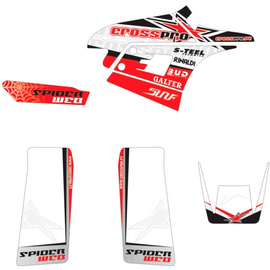 Kit Autocolantes Crosspro Yamaha Warrior 350