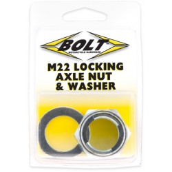 Porca e Anilha do Eixo Traseiro C / Bloqueio BOLT MOTORCYCLE HARDWARE