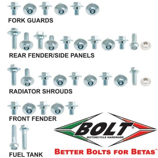 Kit De Parafusos Para Plásticos Bolt Beta