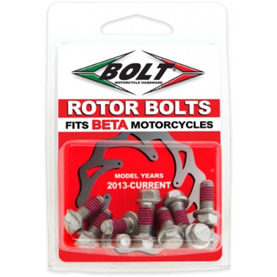 Kit de Parafusos de Disco de Travão (Frente + Trás) Bolt Motorcycle Hardware Beta Kit de Parafusos de Disco de Travão (Frente + Trás) Bolt Motorcycle Hardware Beta