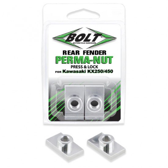 Porcas Guarda-Lamas Traseiro Kawasaki PERMA-NUTS BOLT BOLT MOTORCYCLE HARDWARE Kawasaki