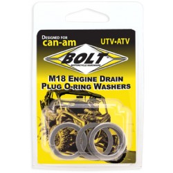 Anilhas de Bujon de Óleo Can-Am M12x24 (5 / un) BOLT MOTORCYCLE HARDWARE