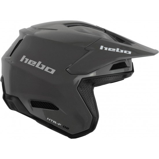 Capacete HTR-F02 ZONE PRO MONOCOLOR Cinza Hebo