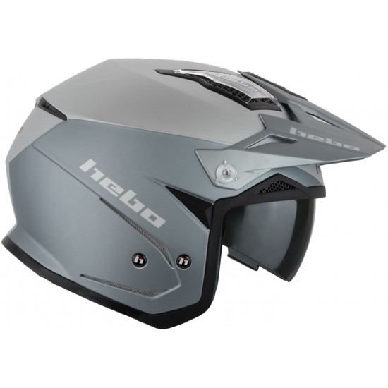 Capacete HTR-P01 V6 ZONE 5 BICOLOR Cinza Hebo