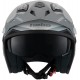 Capacete HTR-P01 V6 ZONE 5 BICOLOR Cinza Hebo