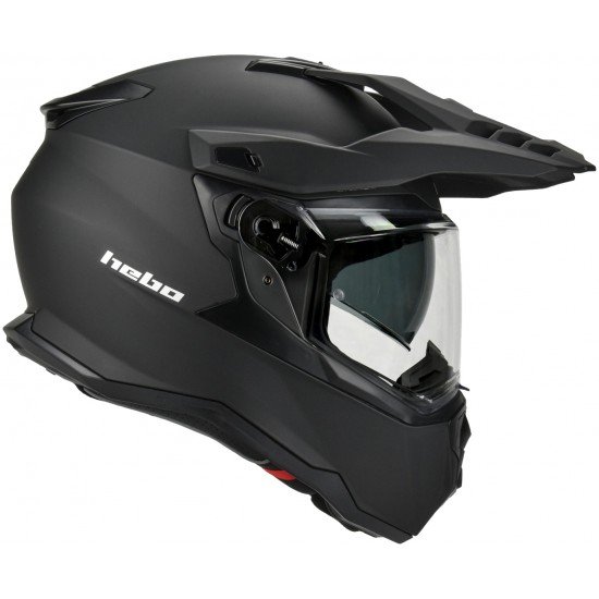 Capacete c/ Viseira XP-22 TRANSAM Preto mate Hebo