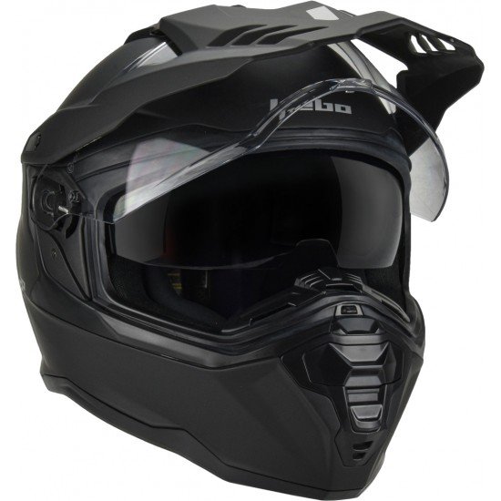 Capacete c/ Viseira XP-22 TRANSAM Preto mate Hebo