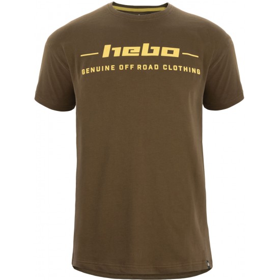 T-Shirt Casual Wear Kaki Hebo