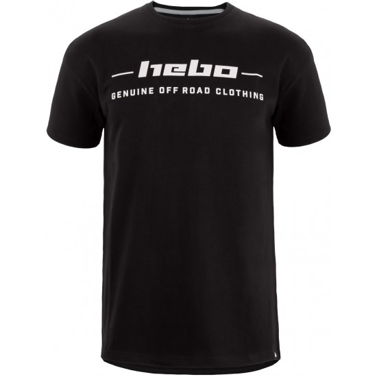 T-Shirt Casual Wear Preta Hebo