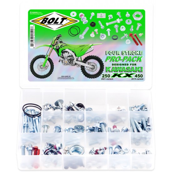 Kit de Parafusos PRO PACK | KAWASAKI KXF BOLT MOTORCYCLE HARDWARE Kawasaki