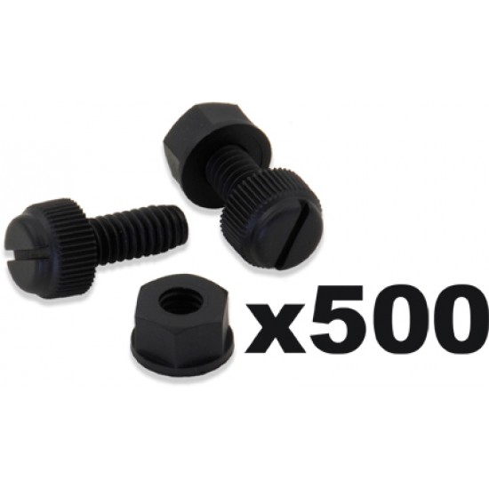 Parafusos e Porcas para Matricula em Nylon BOLT MOTORCYCLE HARDWARE