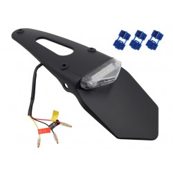 Porta-matricula Preto C/ Vidro Transparente