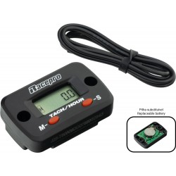 Contador de horas / RPM Preto (Bateria CR2032 Subs.) RACEPRO