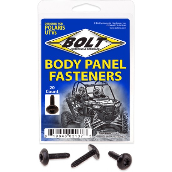 Kit de Parafusos para Plásticos BOLT BOLT MOTORCYCLE HARDWARE