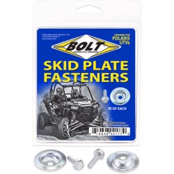 Kit Anilhas + Parafusos Proteção Chassi RZR (10 / un) BOLT MOTORCYCLE HARDWARE