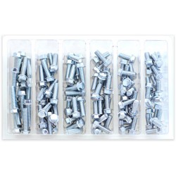 Parafuso Sextavado c / Flange M6 (chave-8mm 60 / un 12-25mm) BOLT MOTORCYCLE HARDWARE