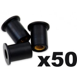 Rebites / Porcas de Viseira M5 (50 / un) BOLT MOTORCYCLE HARDWARE