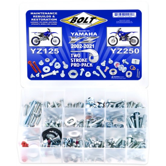 Kit de Parafusos PRO PACK | YAMAHA 2STK YZ125 / 250 BOLT MOTORCYCLE HARDWARE Yamaha