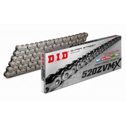 Corrente Did 520 ZVM-X X-rings Cinza