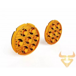 Kit de lentes Amber TriOptic para luzes LED Denali D7