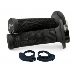 Punhos Domino Mx D100 Lock-On Single Cable Preto