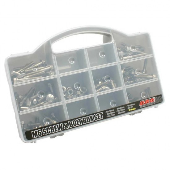 Caixa DRC Porcas e Parafusos Allen INOX M6 15u.x med D58-35-401