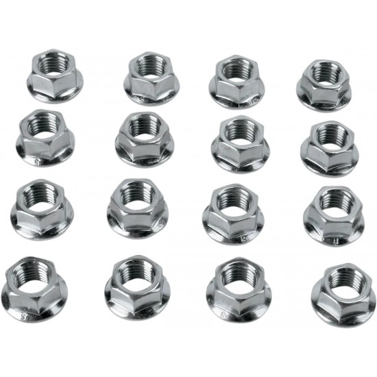 Kit 16 Porcas DWT Jante Atv / Moto 4 - Aço