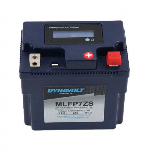 Bateria Lítio Dynavolt MLFP7ZS Compatível com YTX5L-BS|YTX7L-BS|YTZ7S|YB7C-A