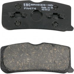 Pastilhas Travao EBC Organic Base FA474 Frente Can-Am Spyder