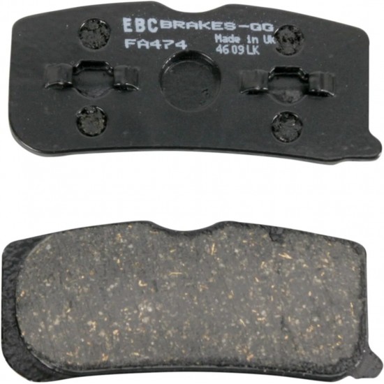 Pastilhas Travao EBC Organic Base FA474 Frente Can-Am Spyder