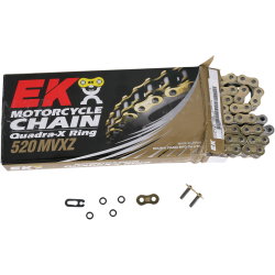 Corrente Ek 520 MVXZ2 O-rings Dourada