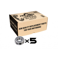 Kit de 5 Rolamentos FACTORY LINKS 60/22-2RS