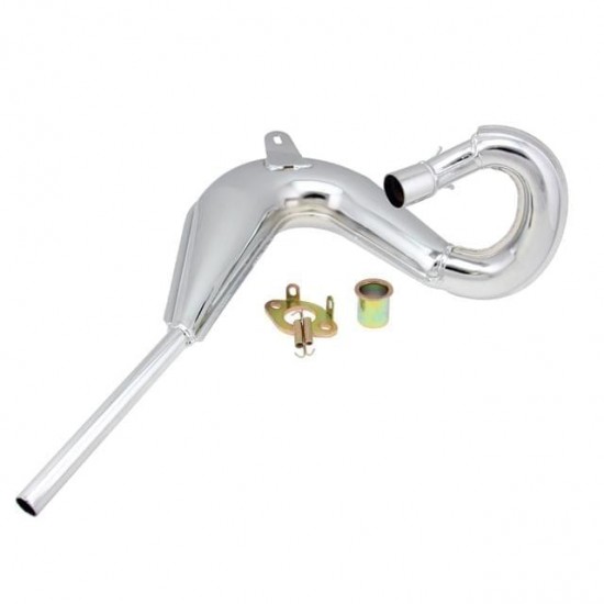 Ponteira de Escape Firebox Cromado Yamaha DT 50 LC/ LCD/ LCDE