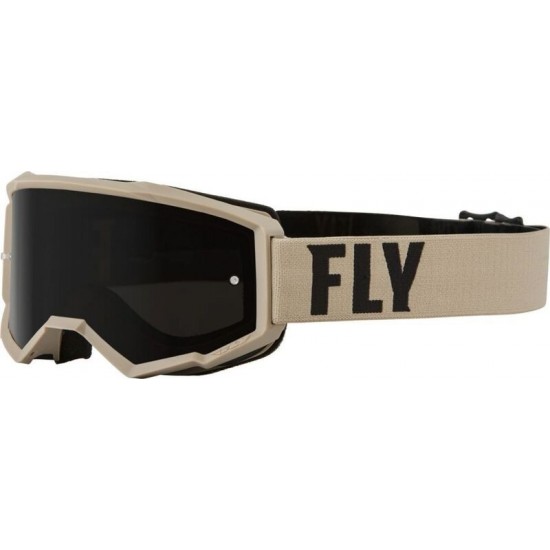 Óculos Fly Racing Focus Sand Cáqui / Marrom