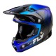 Capacete Fly Racing Formula S Carbon Protocol Black Carbon/Blue