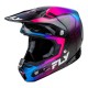 Capacete Fly Racing Formula S Carbon Protocol Carbon/Blue/Pink