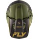 Capacete Fly Racing Kinetic Rally Matte Moss Grey / Green / White