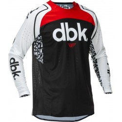 Camisola Fly Racing Evolution DST DBK Special Edition Black / White / Red