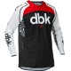 Camisola Fly Racing Evolution DST DBK Special Edition Black / White / Red