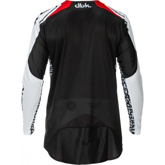 Camisola Fly Racing Evolution DST DBK Special Edition Black / White / Red