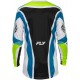 Camisola Fly Racing Lite Current L.E. White / Lime / Blue