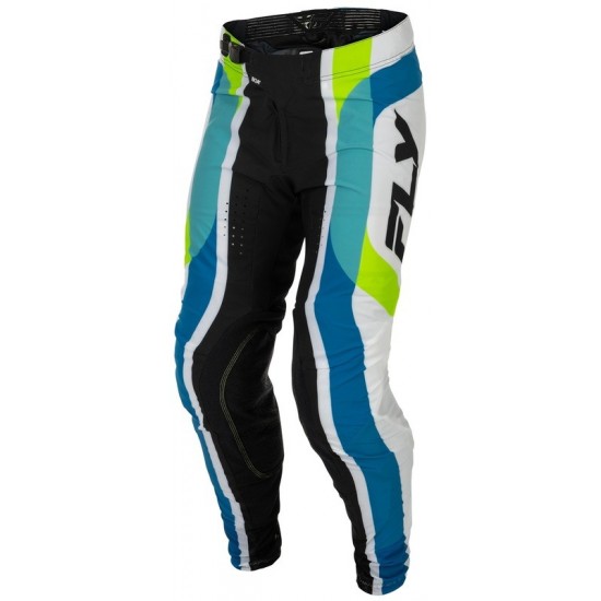 Calças Fly Racing Lite Current L.E. White / Lime / Blue