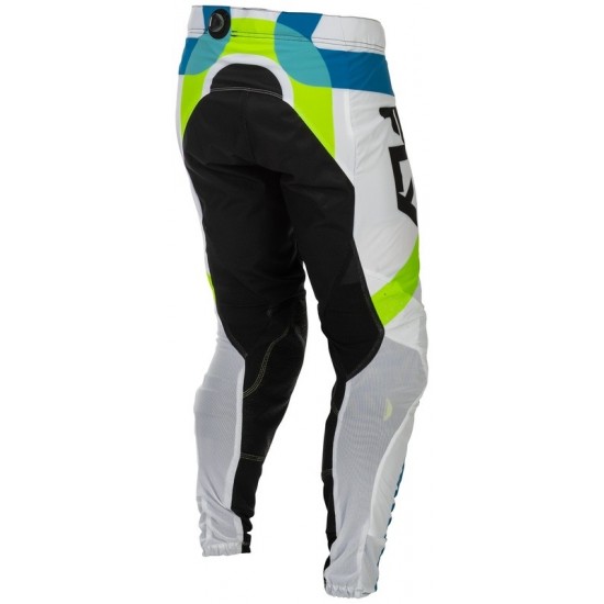 Calças Fly Racing Lite Current L.E. White / Lime / Blue