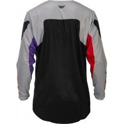 Camisola Fly Racing Kinetic Gray / Red / Purple / Black