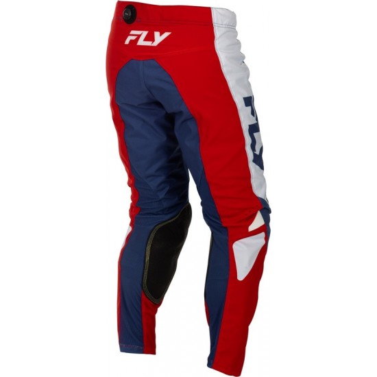 Calças Fly Racing Kinetic Red / White / Black