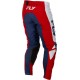 Calças Fly Racing Kinetic Red / White / Black