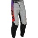 Calças Fly Racing Kinetic Gray / Red / Purple / Black