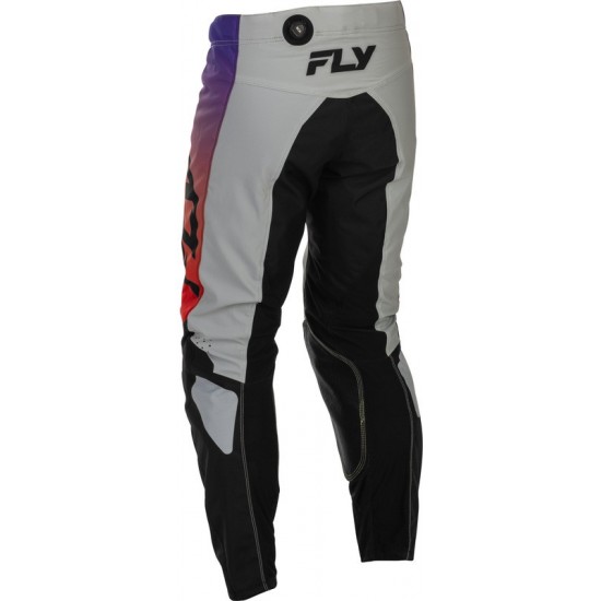 Calças Fly Racing Kinetic Gray / Red / Purple / Black